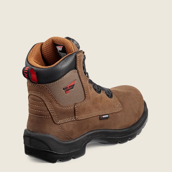 レッド ウィング(Red Wing) FlexBond - 6インチBOA®防水安全つま先 ブーツ メンズ ブラウン JP27618